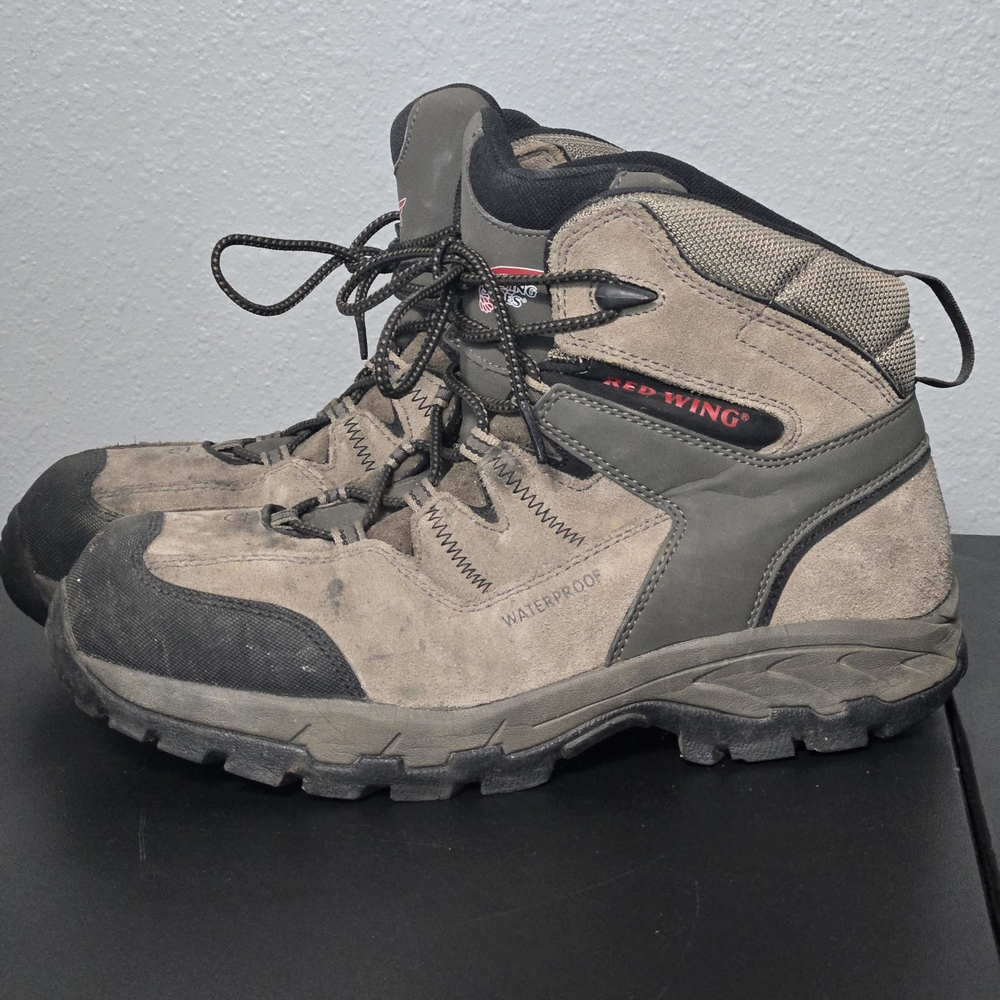 Red Wing Boots Truhiker Work Waterproof Safety Toe Hiker Brown Mens 10 D #3561